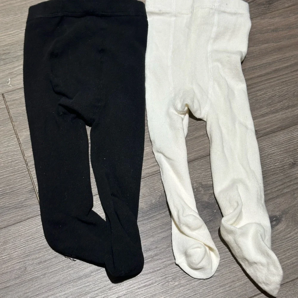 Source Unknown Black and White Men’s Dress Crew Socks - Two Pack